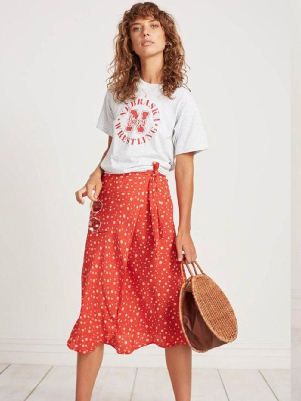 Faithful the Brand Linnie Wrap Skirt - Small